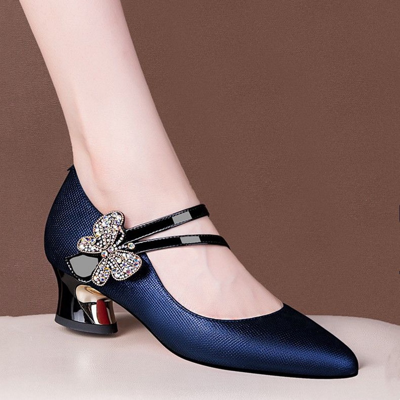 Leather Work Outfit - FHC Shallow Out skórzane buty na