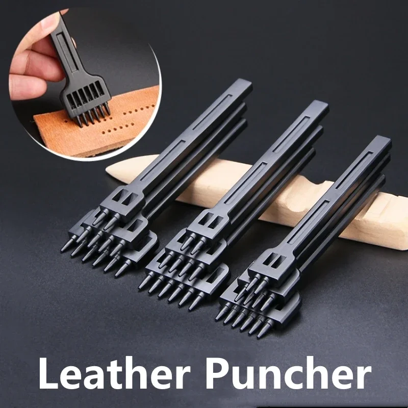Leatherwork Awl - 3 sztuk/zestaw dziurkacz do skóry DIY
