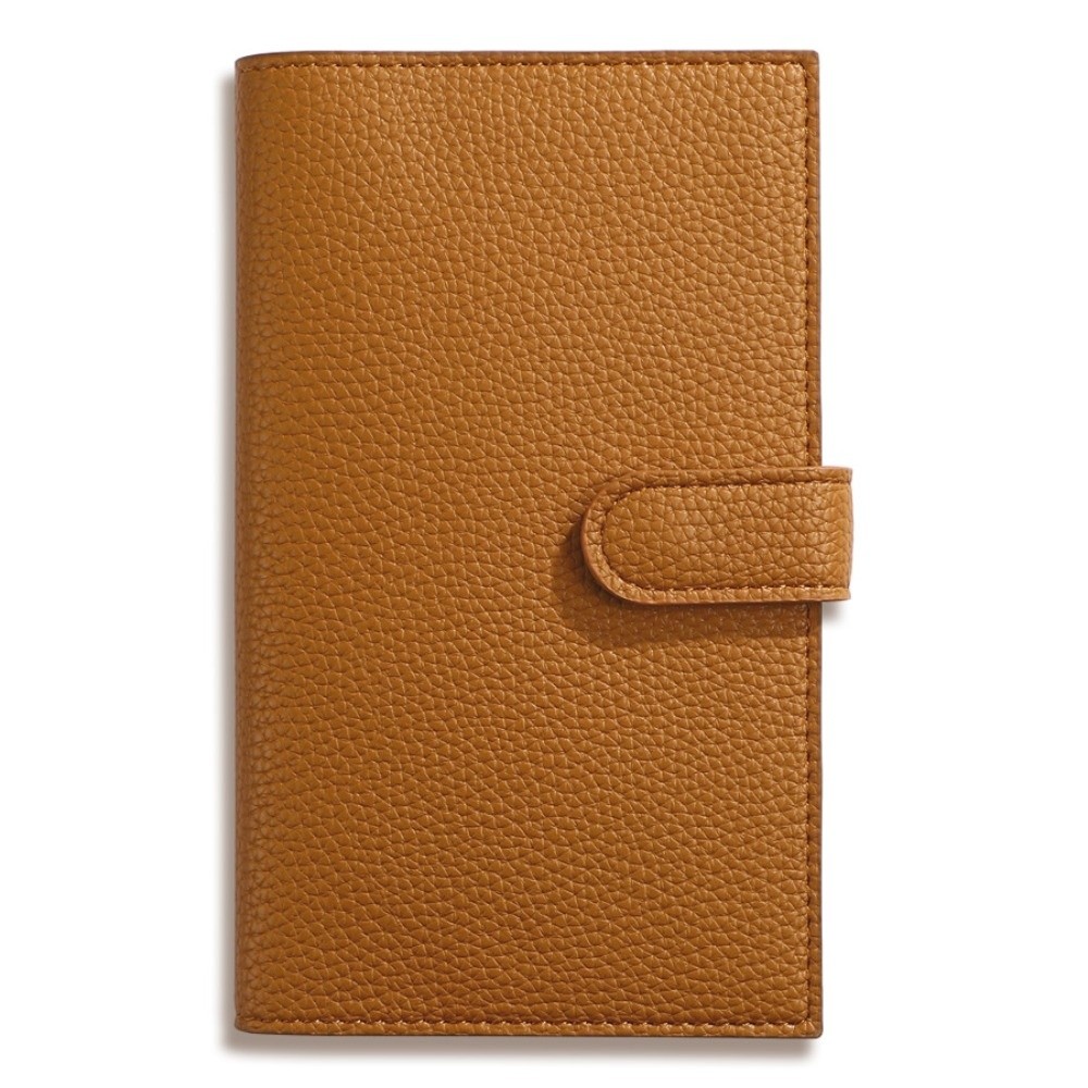 Leather Work Notepad - Notes podróżny ze skóry liczi, przenośny