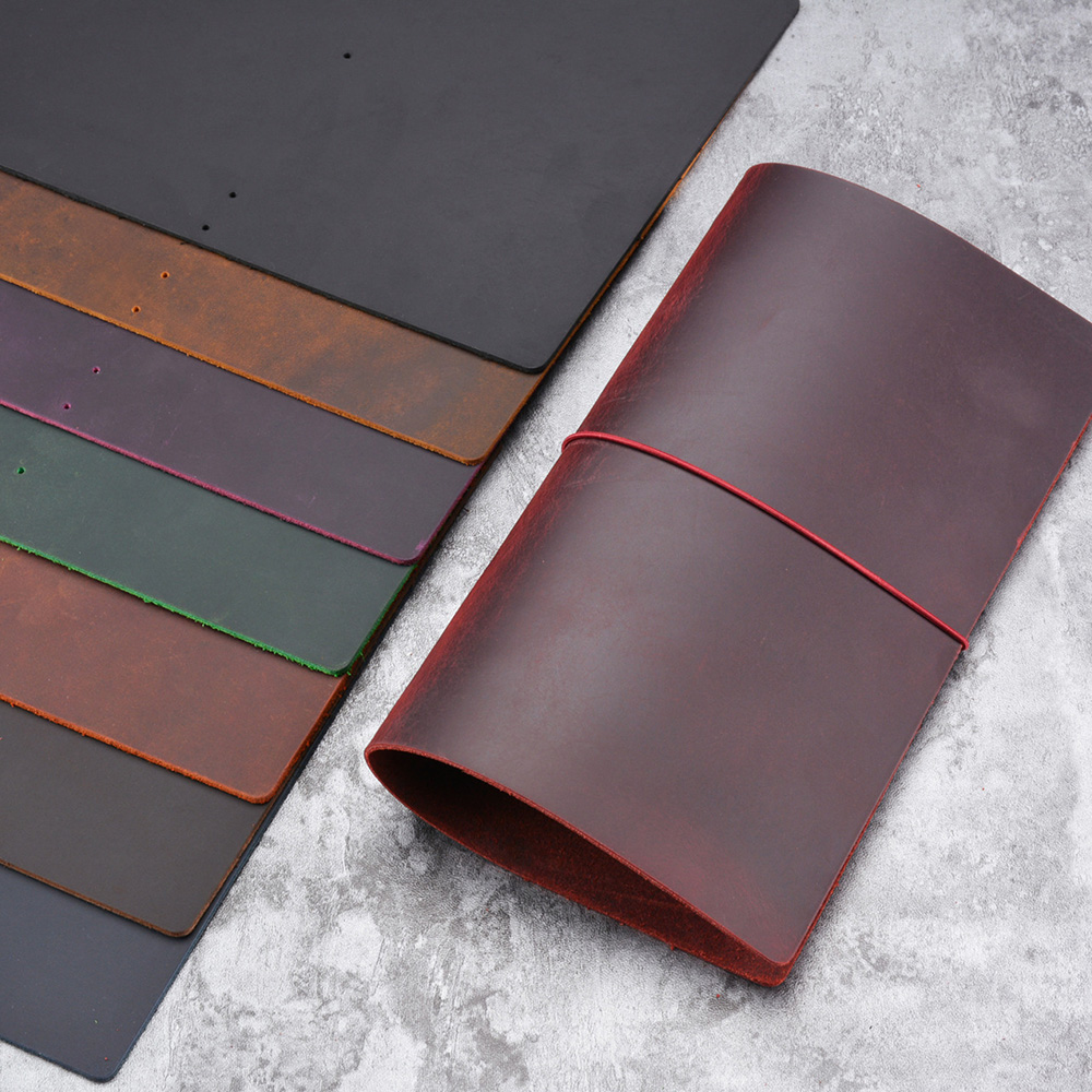 Leather Work Notepad - Okładka na notatnik DIY ze skóry