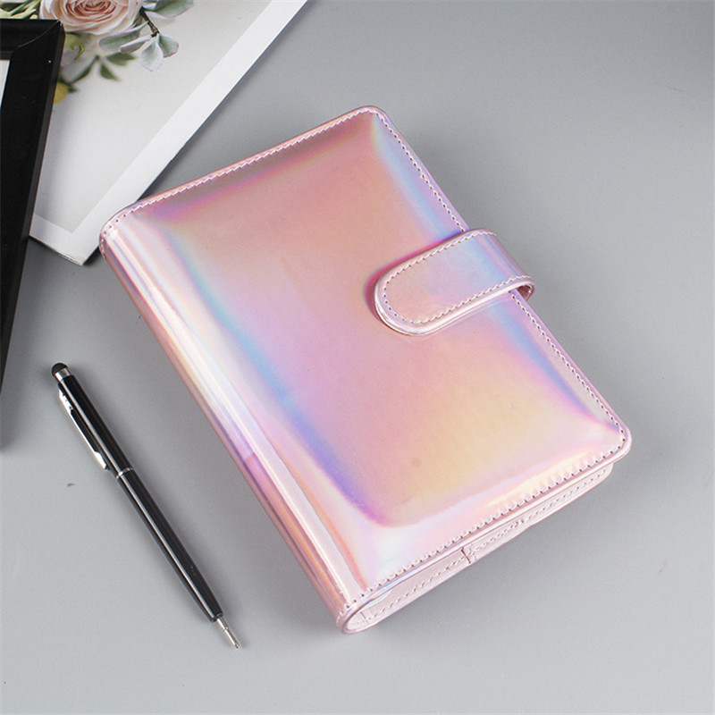 Leather Work Notepad - Śliczny laserowy PU skóra DIY segregator