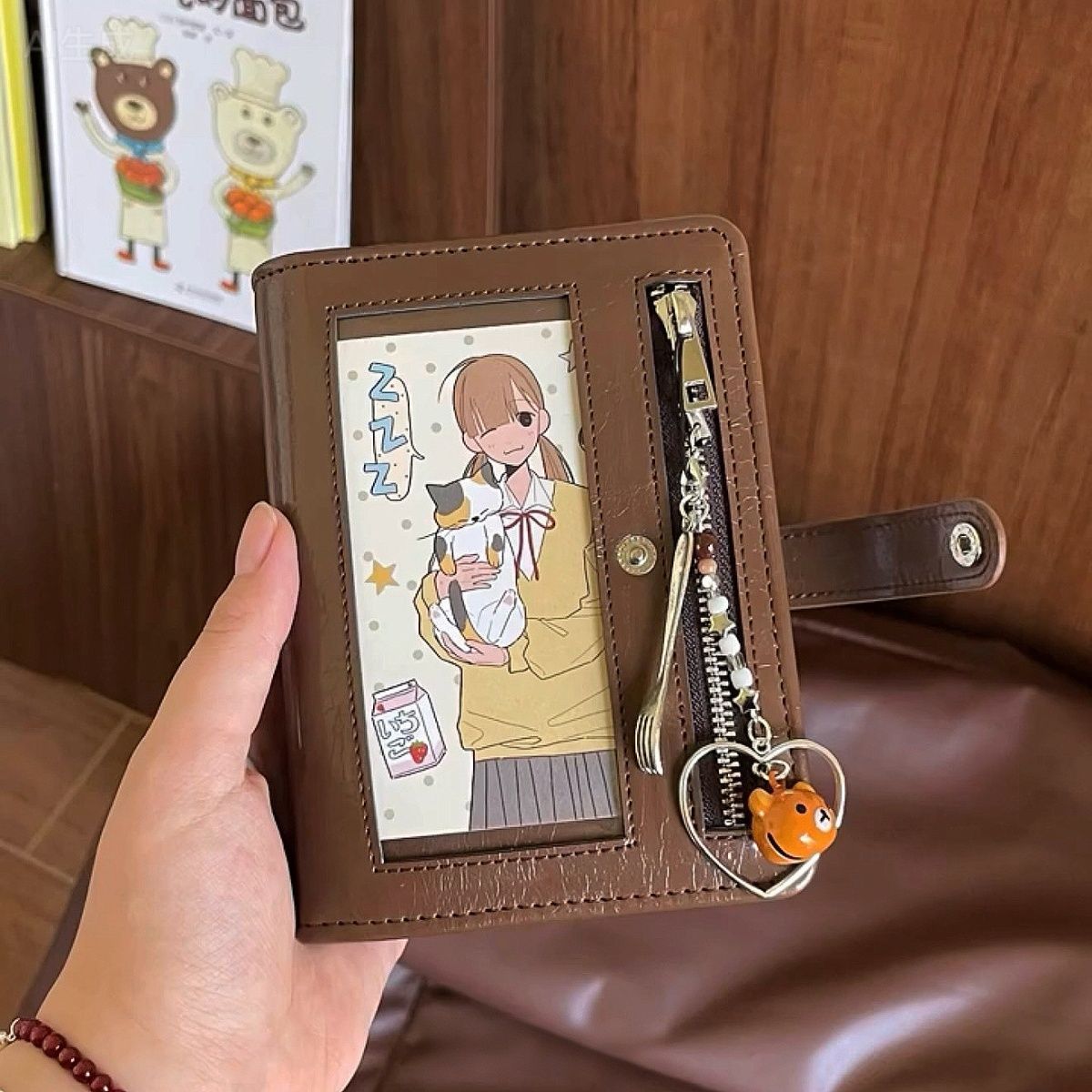 Leather Work Notepad - Retro Brązowy Skórzany Notatnik A7 z