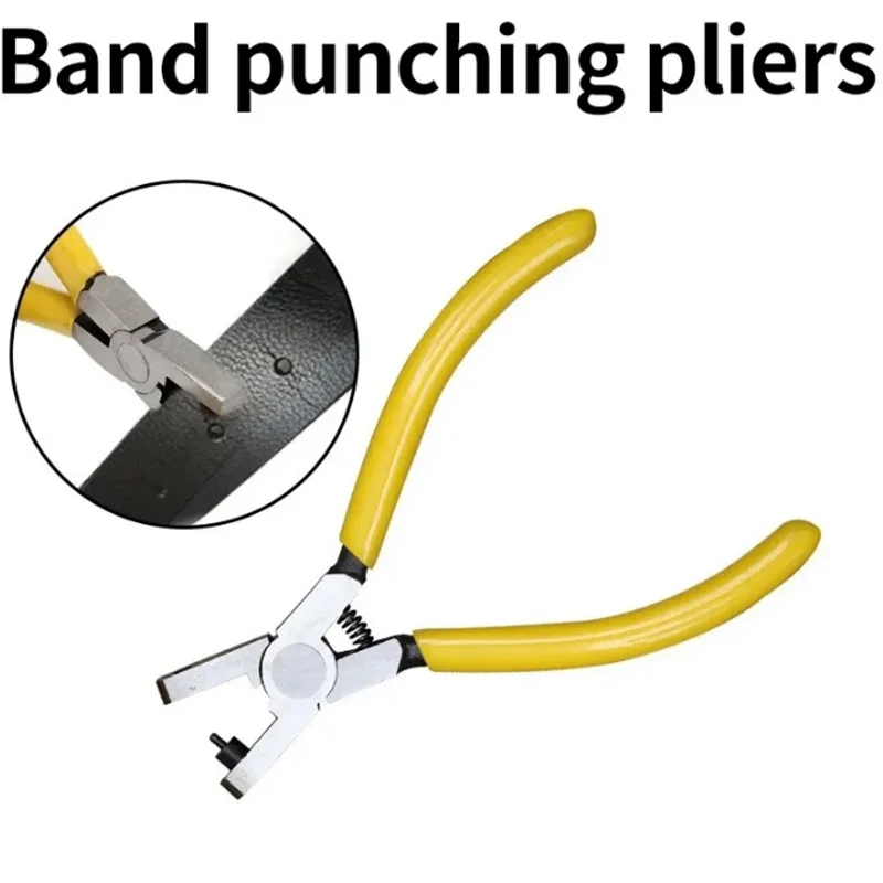 Leather Punch Revolving - Dziurkacz do paska skórzanego, szczypce do