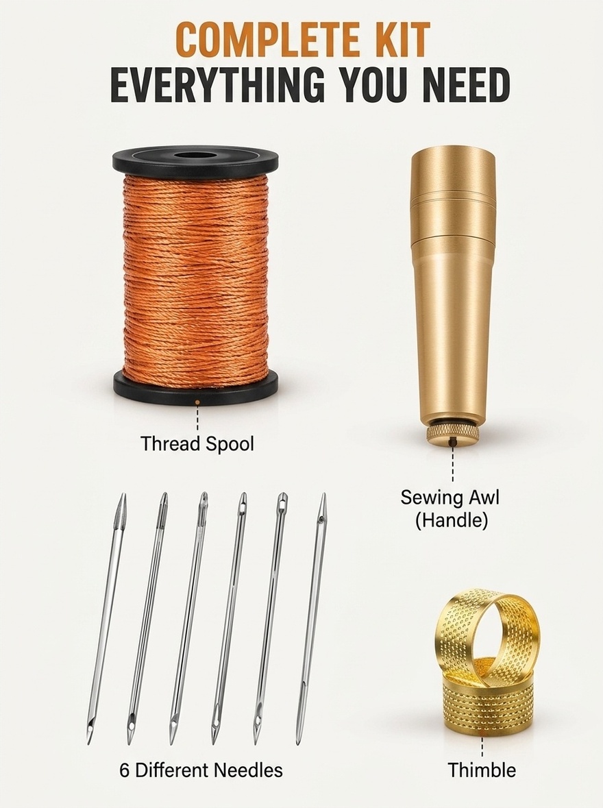 Narzędzie do szycia skóry, szy – Leatherwork Awl recenzja i cena