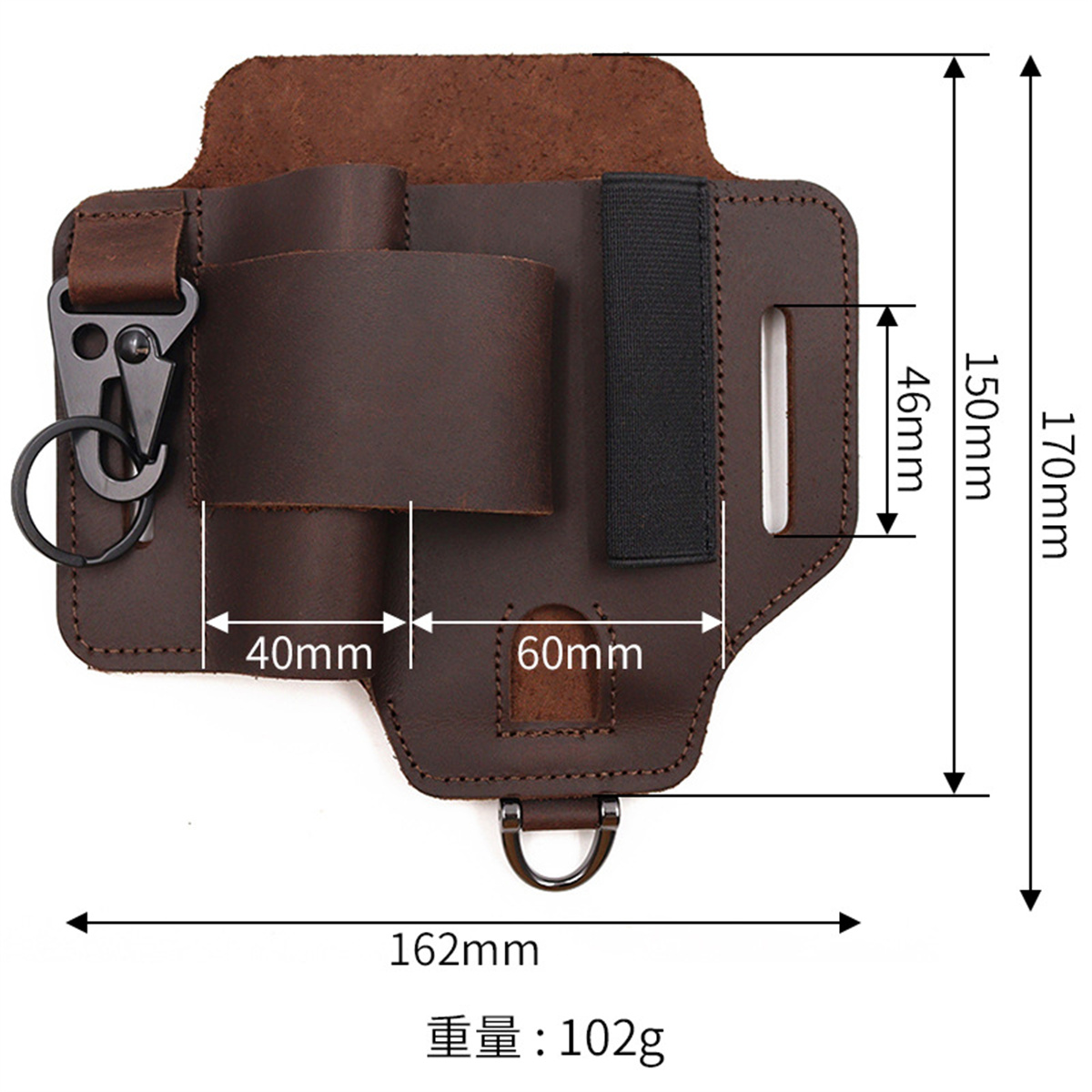 Kabura taktyczna EDC na narzęd – Leatherwork Tools recenzja i cena