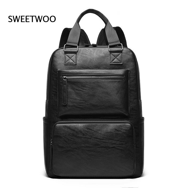 Męski plecak na laptopa z imit – Leather Work Rucksack Mens recenzja i cena