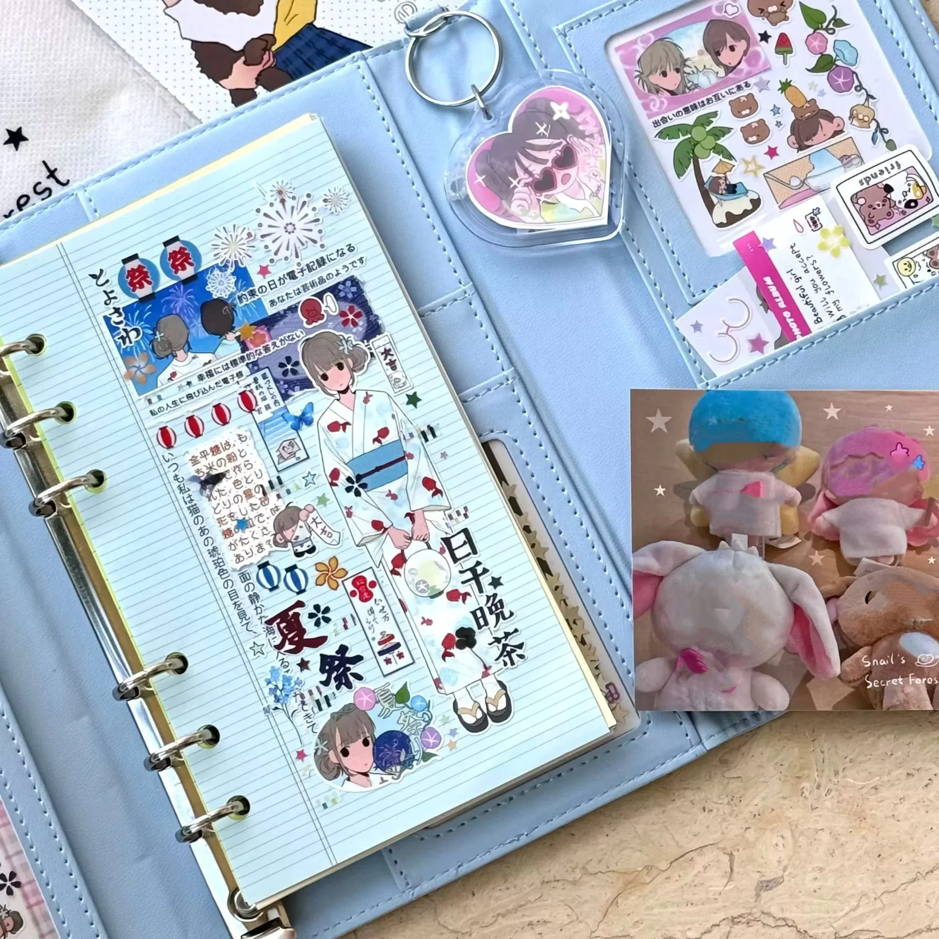 A6 Retro Ciemnobrązowy Niebies – Leather Work Notepad recenzja i cena