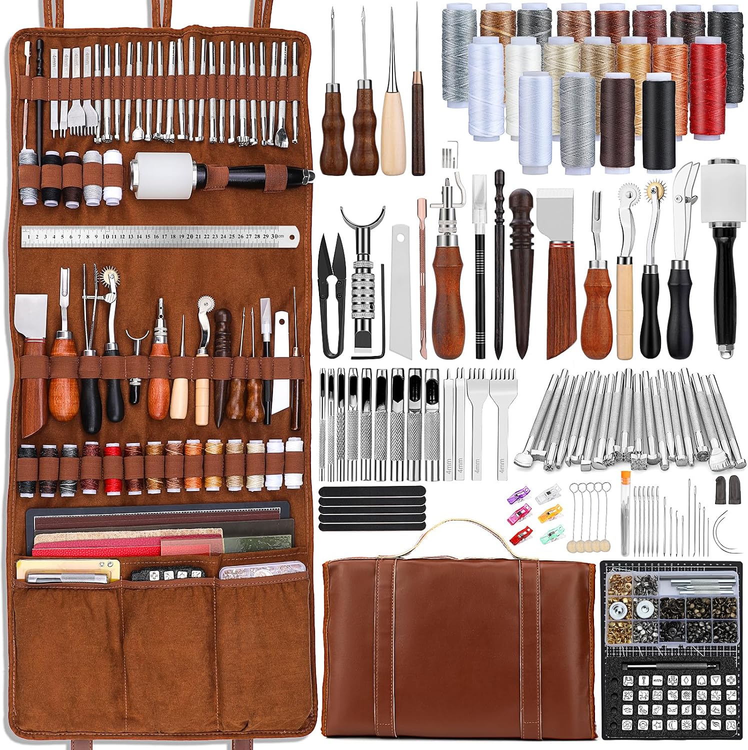 Zestaw narzędzi do obróbki skó – Leatherwork Tools recenzja i cena